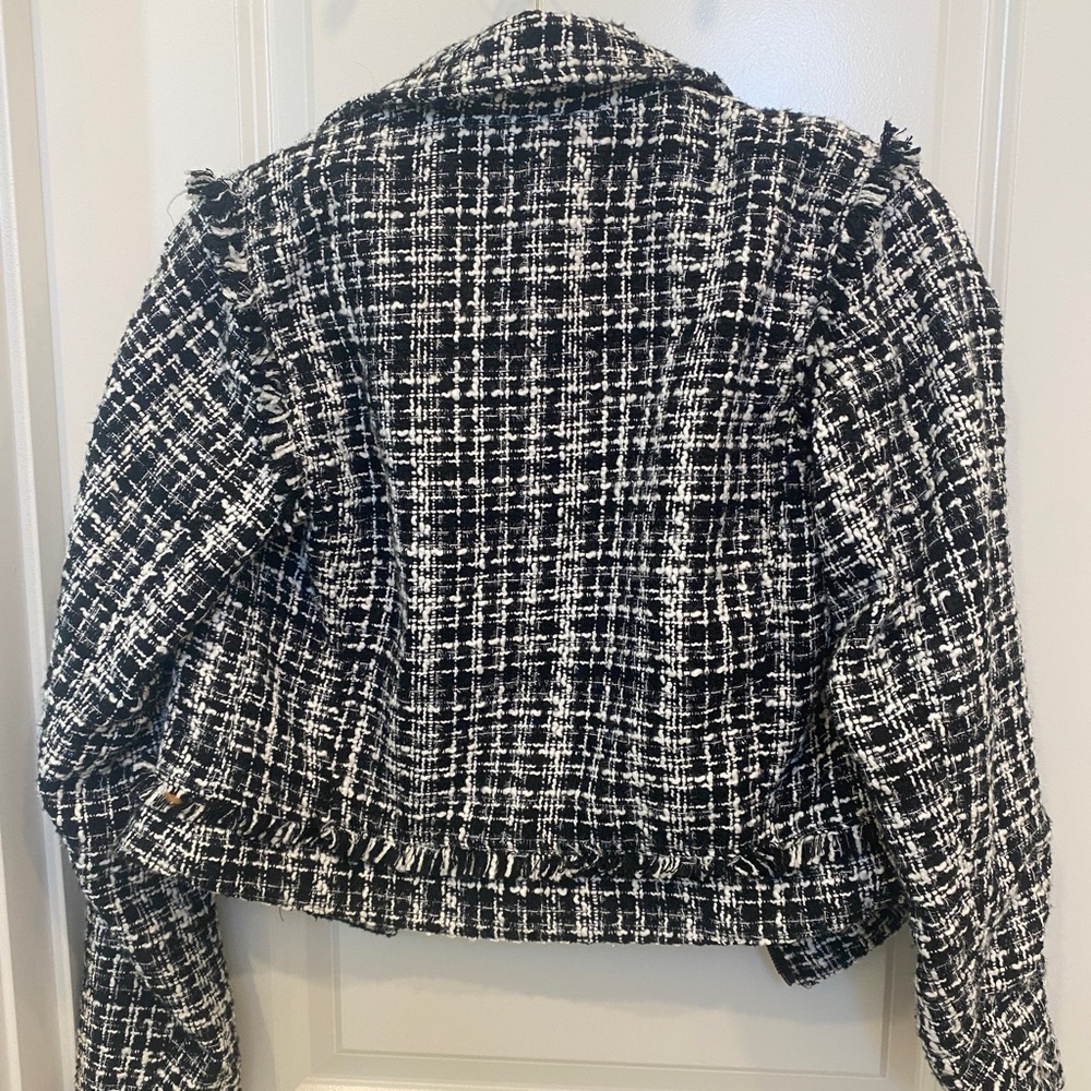 Black and White Coat